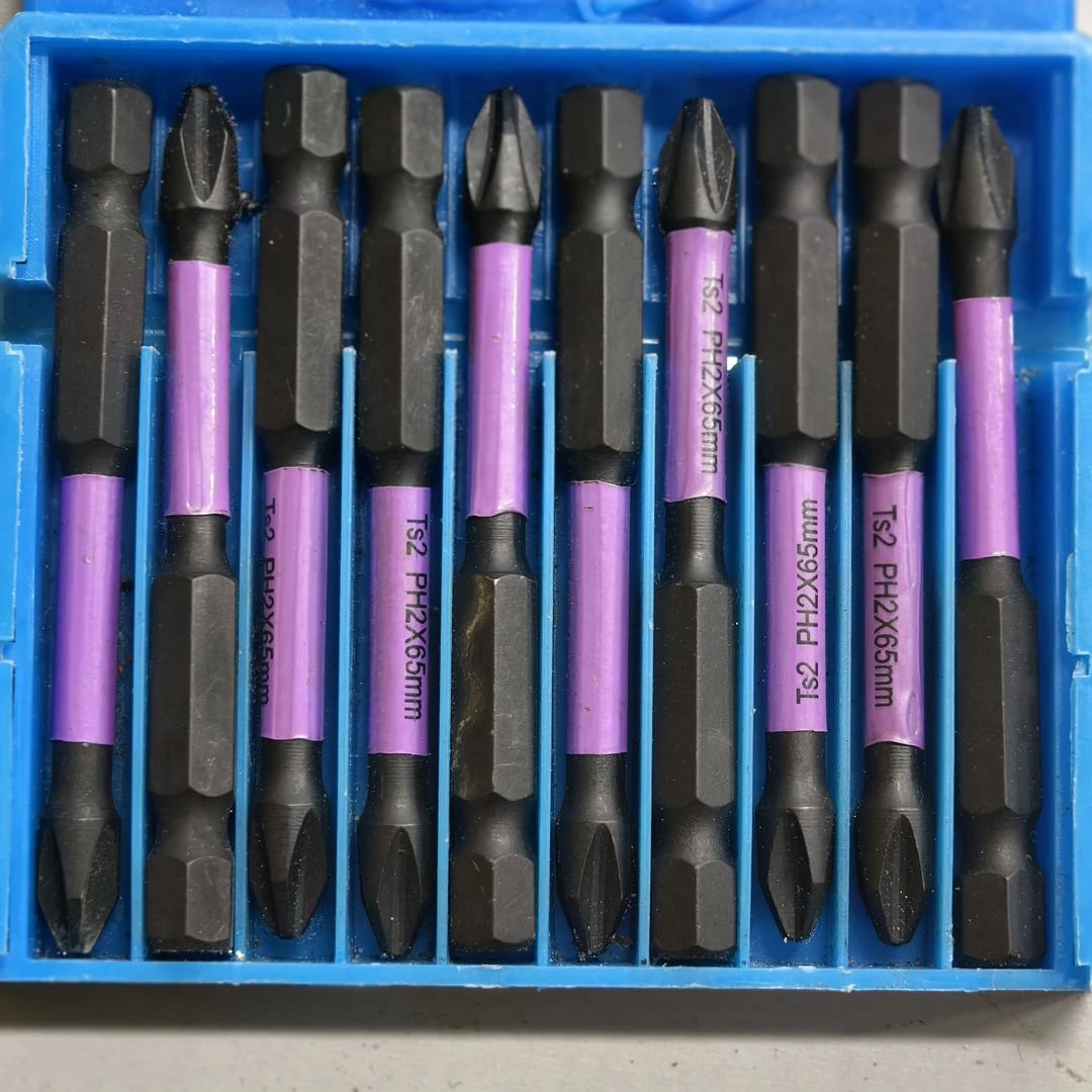 彩色高强度批头双头电动螺丝起子头加长批咀超耐磨强力