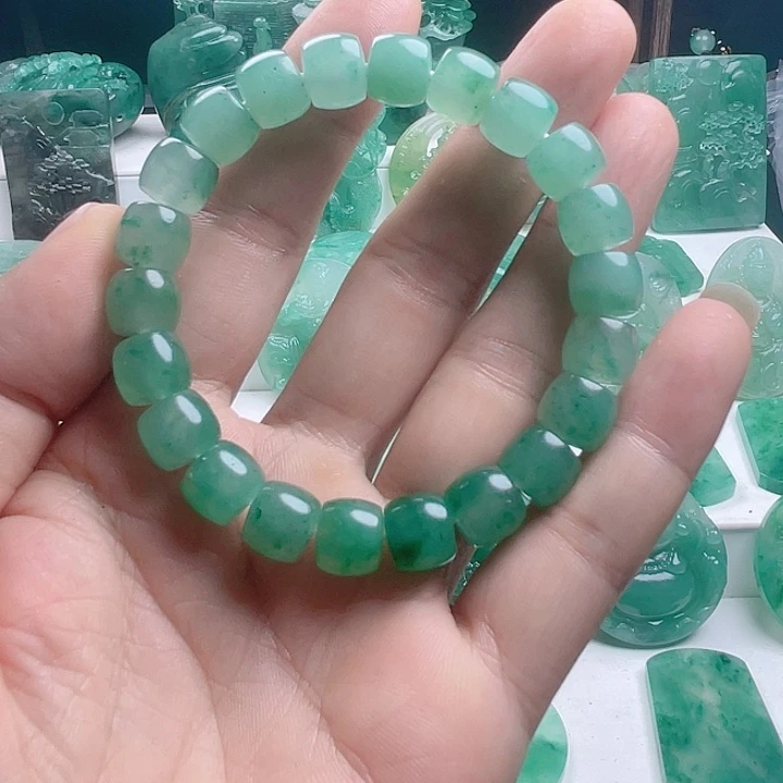 石英质玉手链未镶嵌智***下