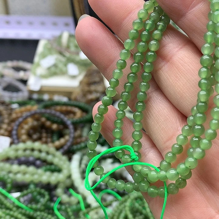 【闪购商品】和田玉手链未镶嵌好*4