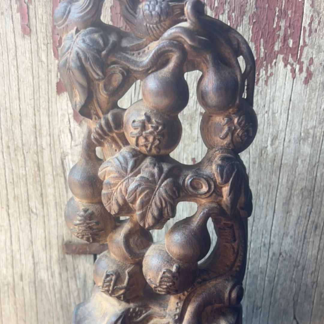 福利木摆件复古工艺葫芦