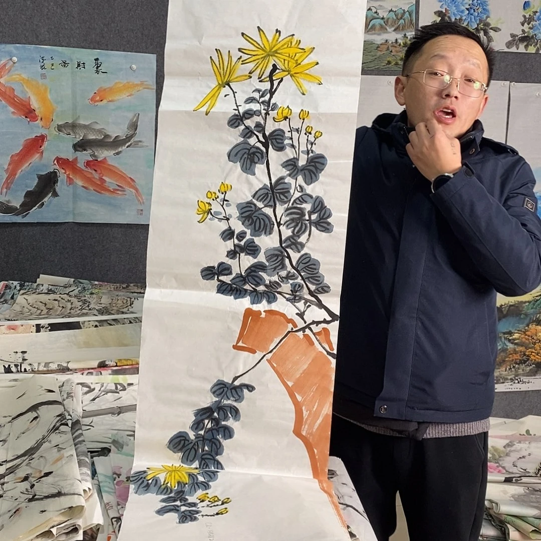 国画手写手绘国会作品53