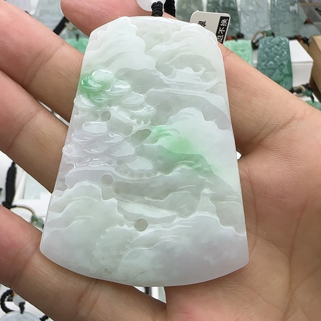 颈饰未镶嵌翡翠翡翠