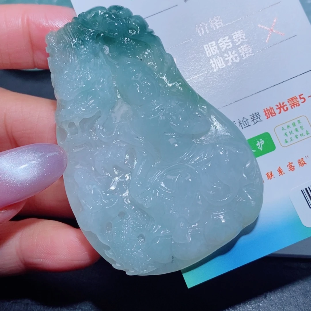 定制翡翠未镶嵌定制毛货翡翠挂件