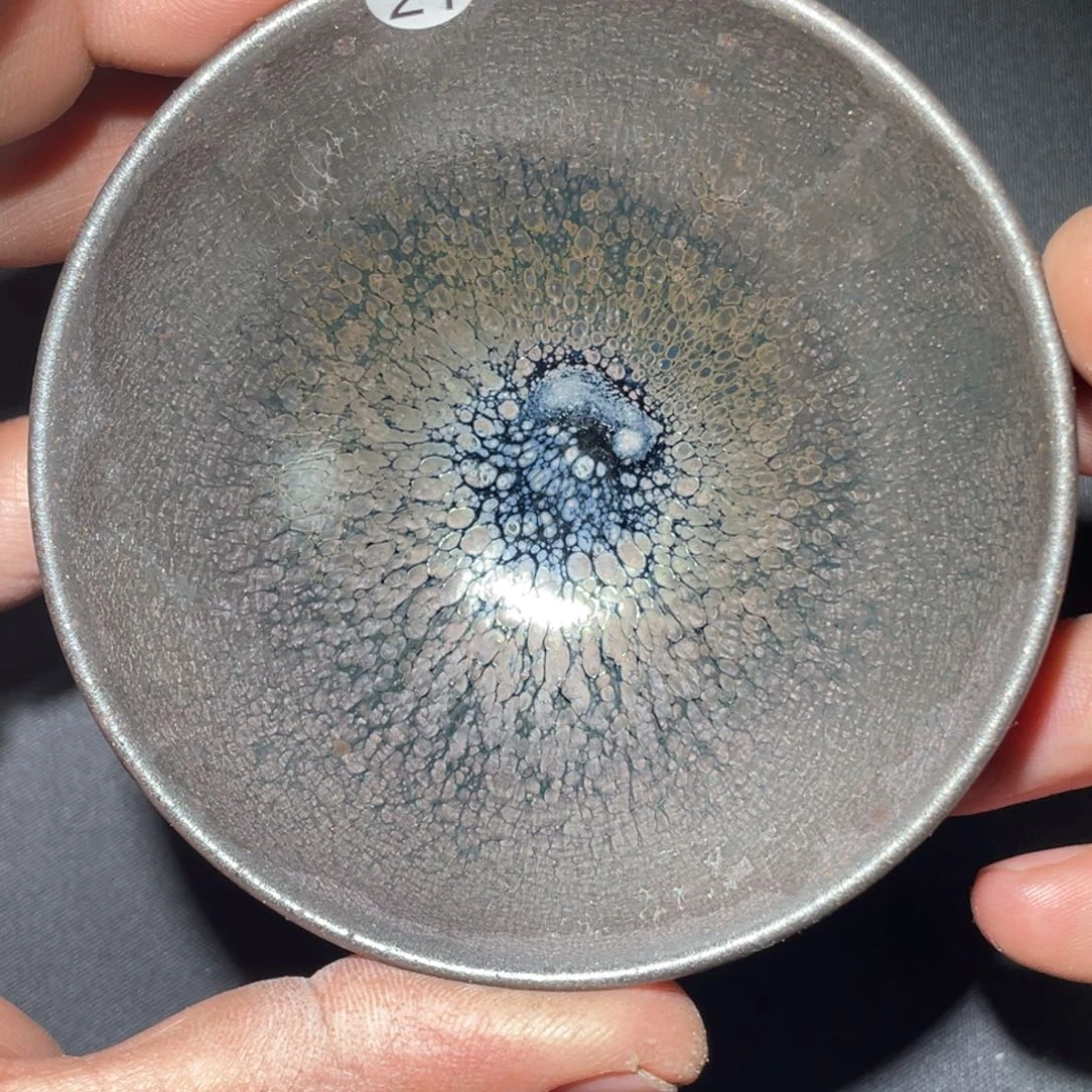 茶盏龙窑柴烧老黄甄选21