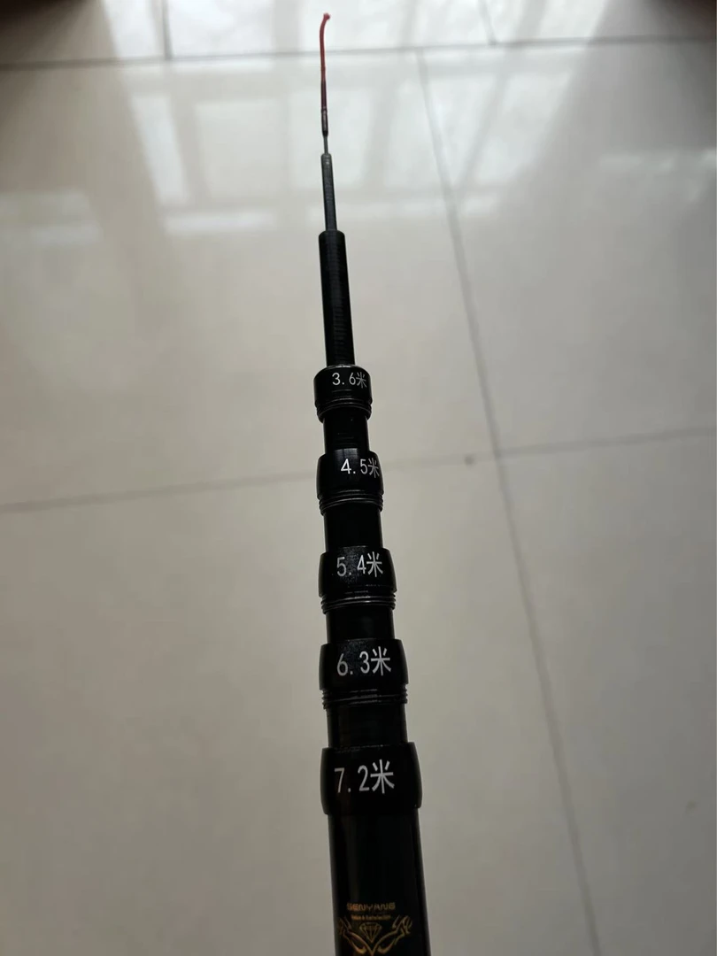 7.2米五定位多用鱼杆方便实用可以长短伸缩19钓6H达瓦撅起