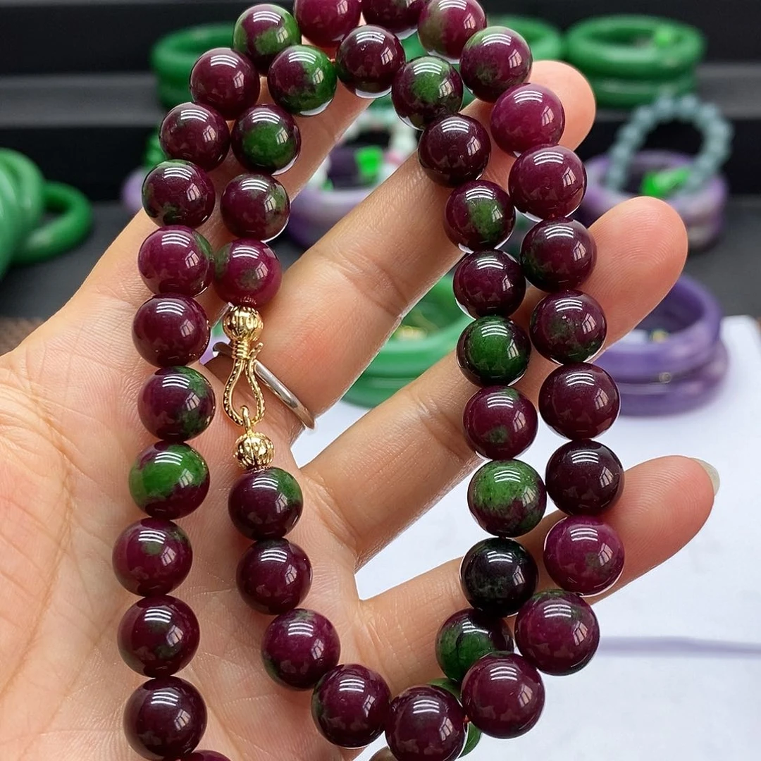 项链未镶嵌石英质玉