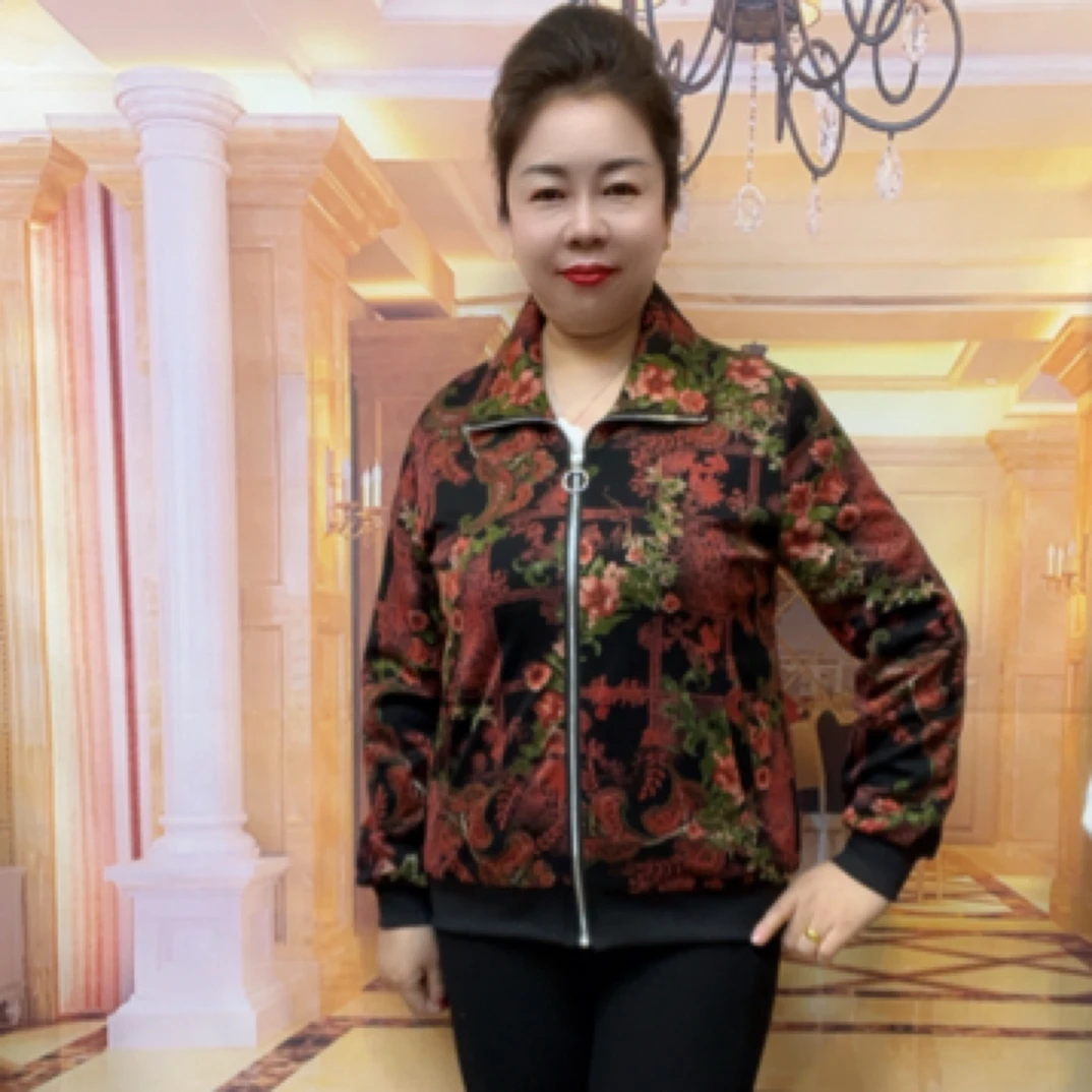 春秋款内加里衬女款夹克外衣