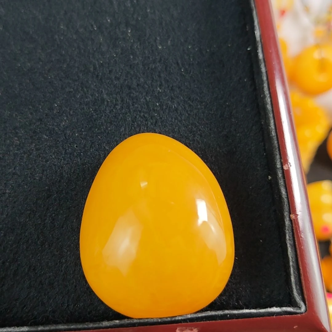 蜜蜡毛衣链未镶嵌
