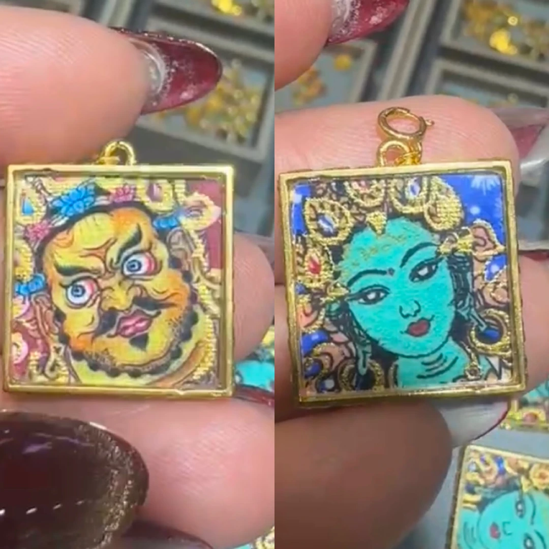 小青｜金小方牌唐卡多样性发一8372X