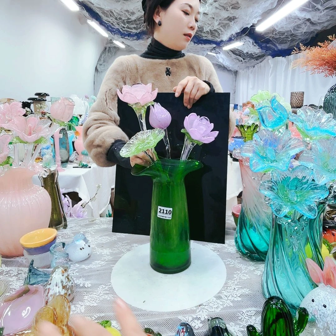 福利不退不换琉璃花瓶花器艺术品