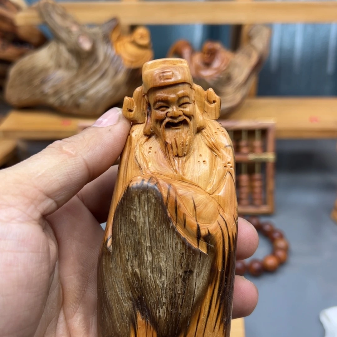 ❦***❦木崖柏木摆件手把件