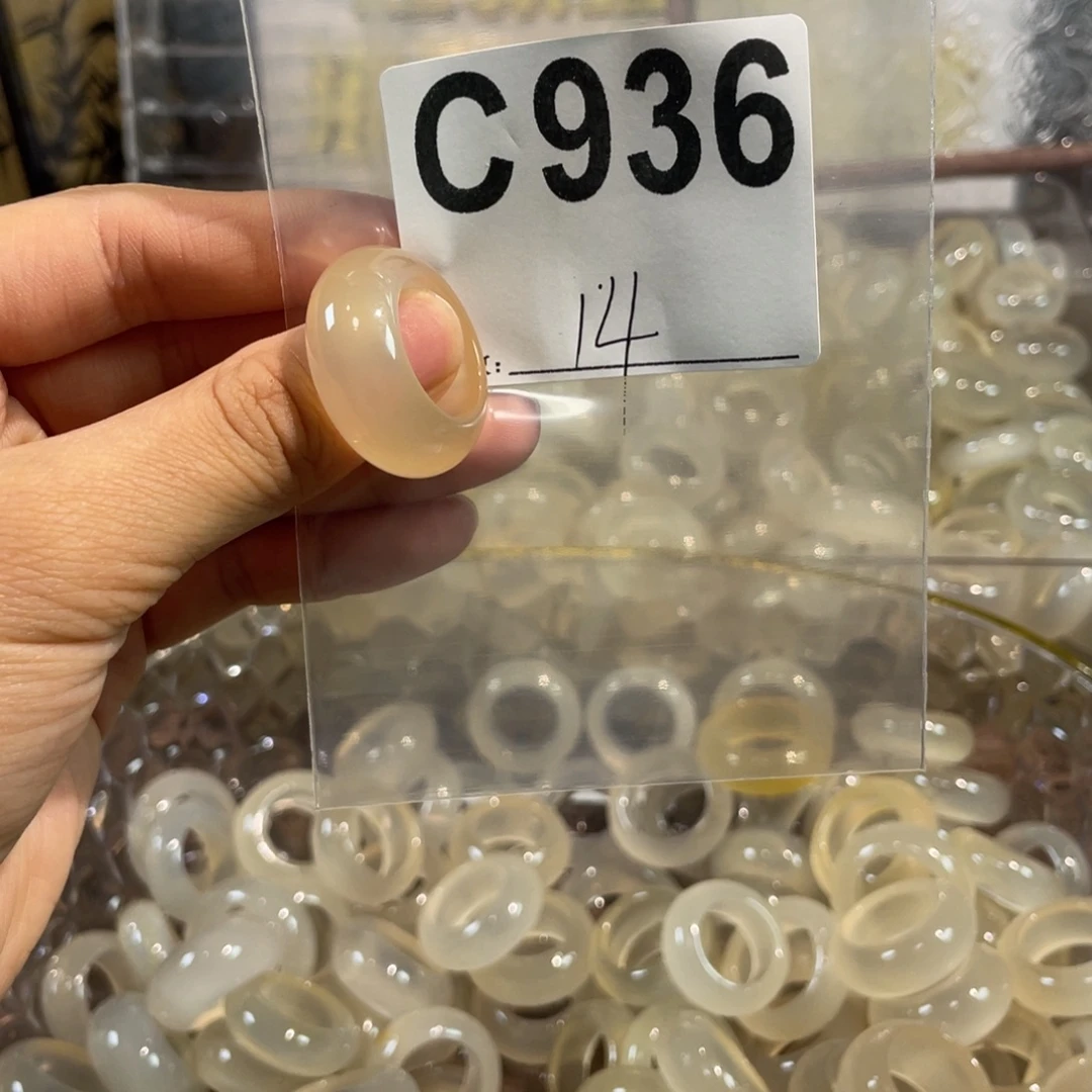 玛瑙/玉髓未镶嵌戒指936