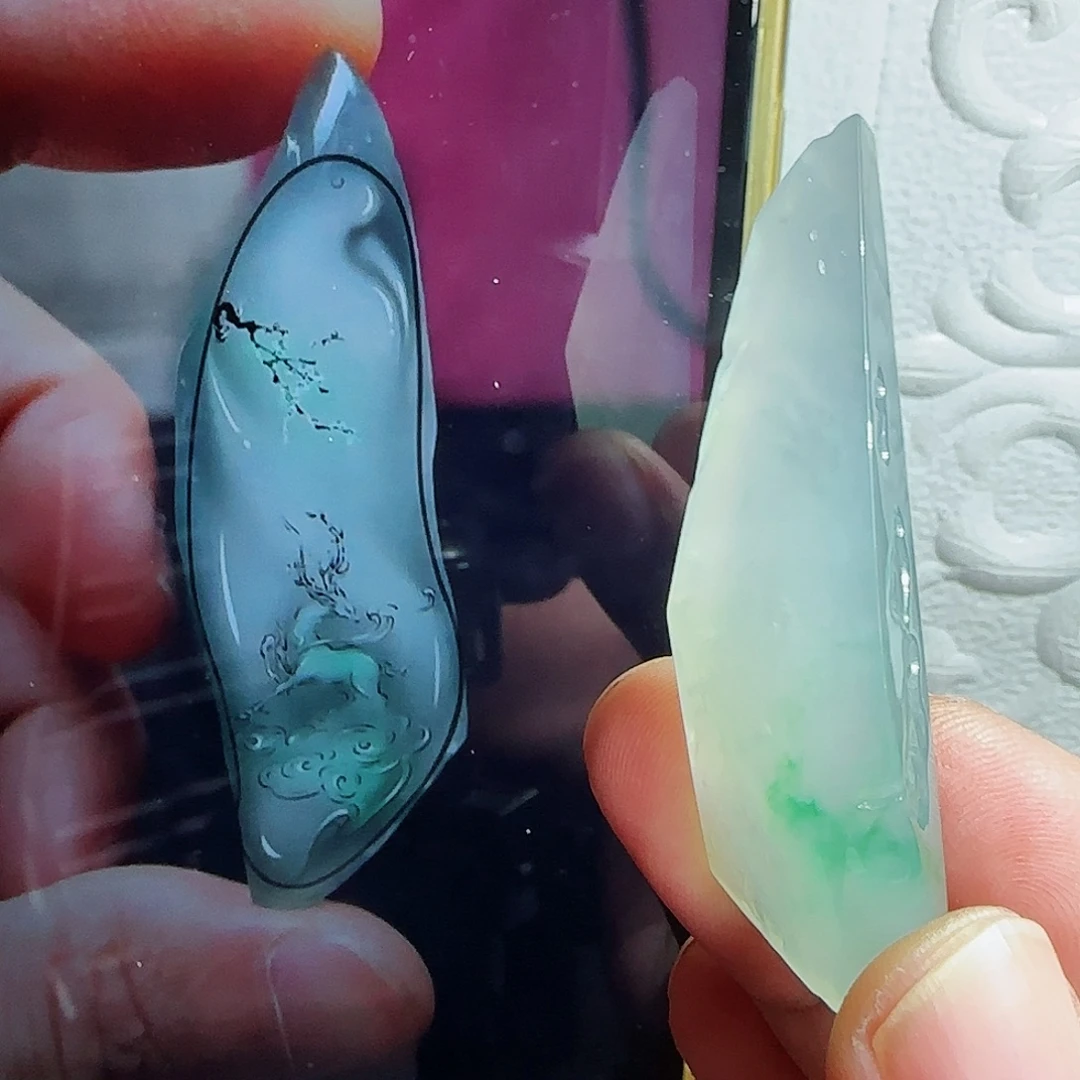 未镶嵌定制翡翠缅甸天然A货翡翠含老师工艺