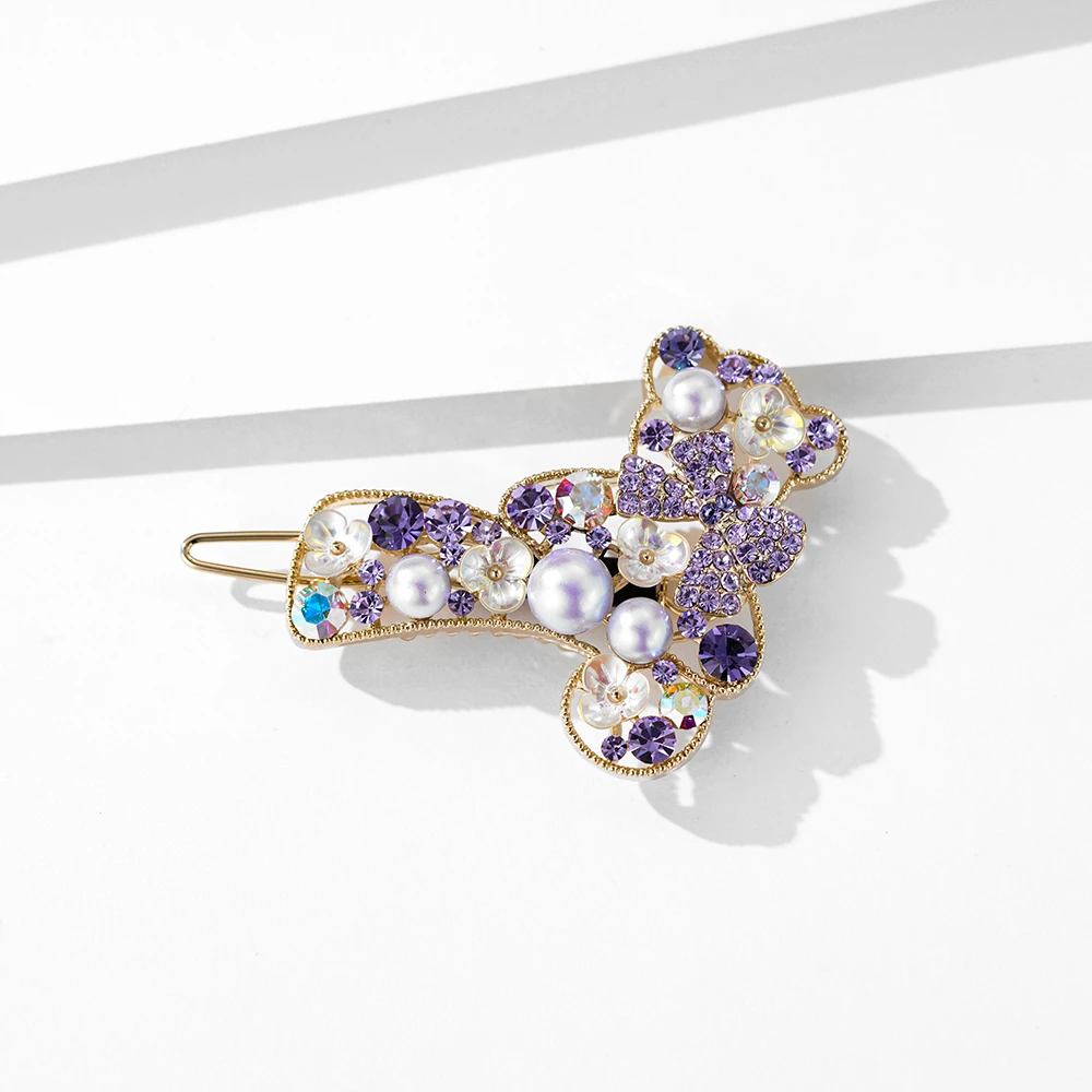 FJ3819可爱小熊《紫》边夹