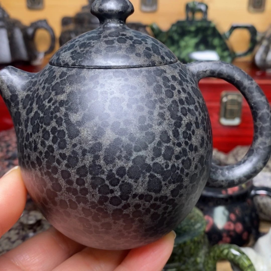 冰碛岩豹纹龙蛋壶300cc