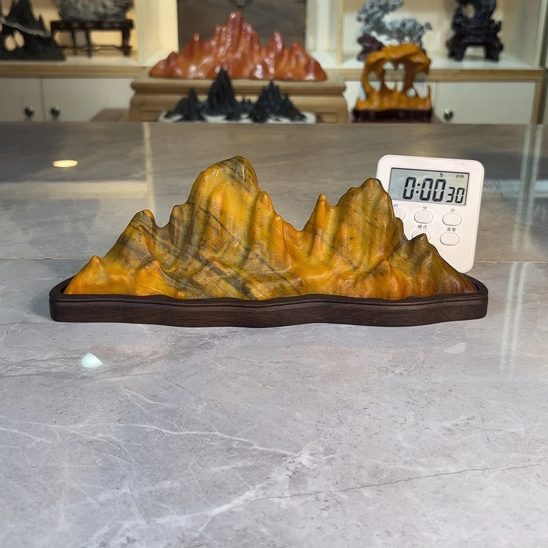 紫***石灵璧石手工雕刻奇石摆件