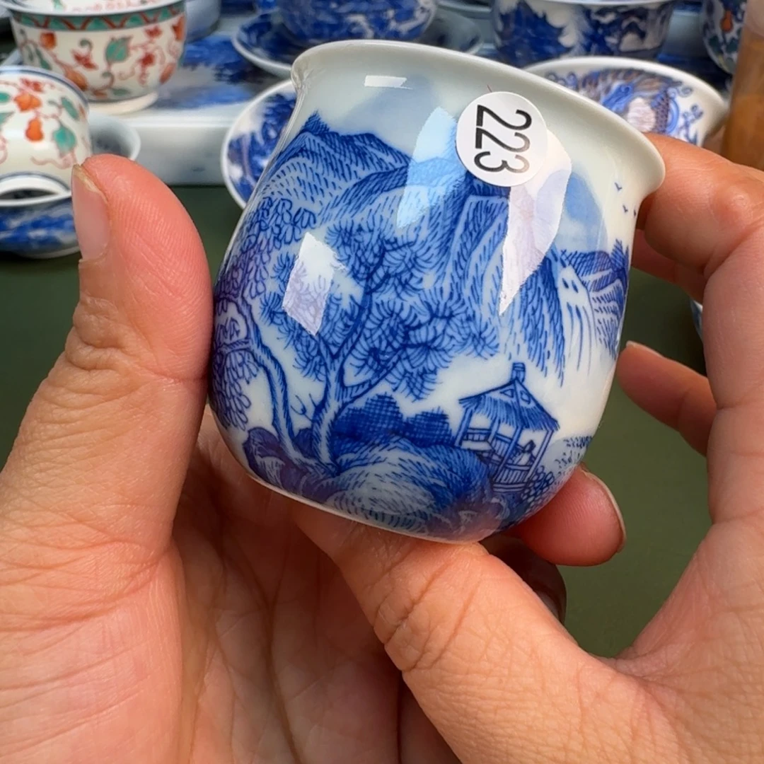 陶景德镇纯手绘茶具圆圆201