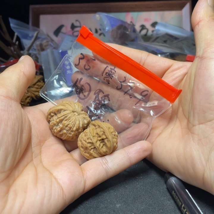 文玩核桃把件闲*磨盘