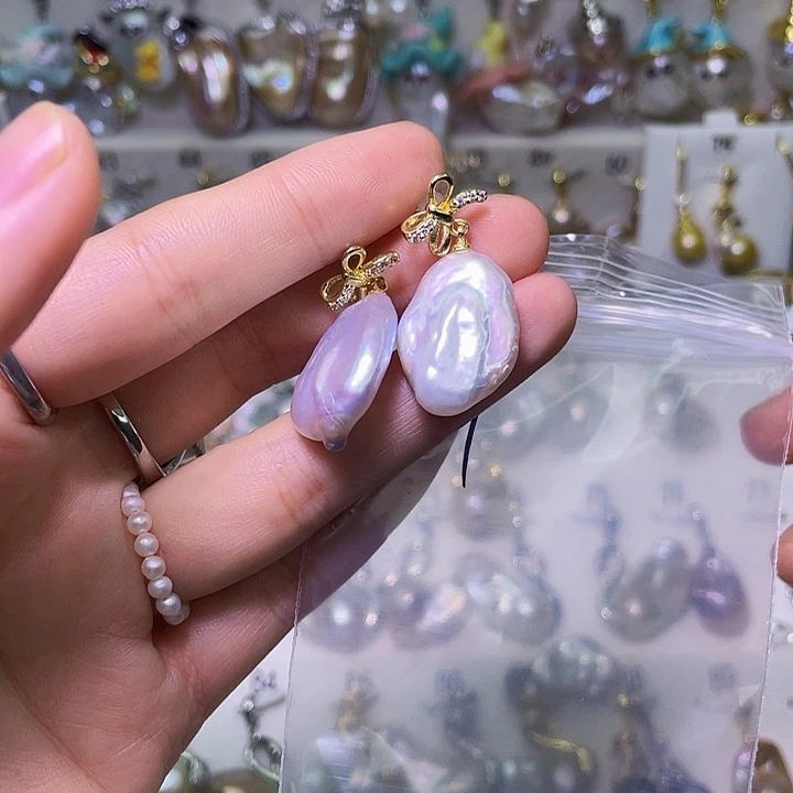 合金淡水珍珠颈饰31