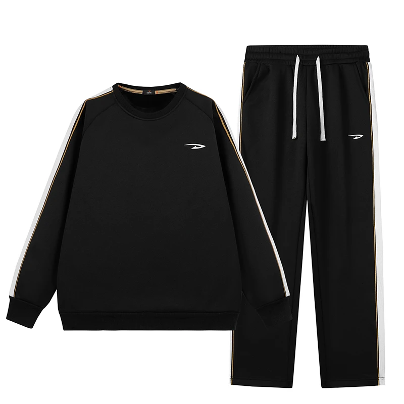 2024秋冬新款百搭卫衣套装男女同款加绒加厚两件套03