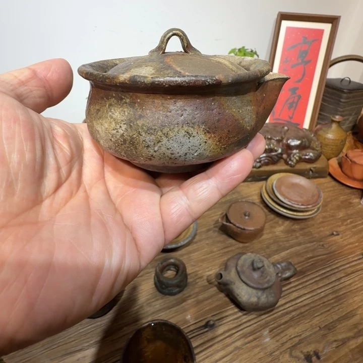 森陶山备前烧宝瓶