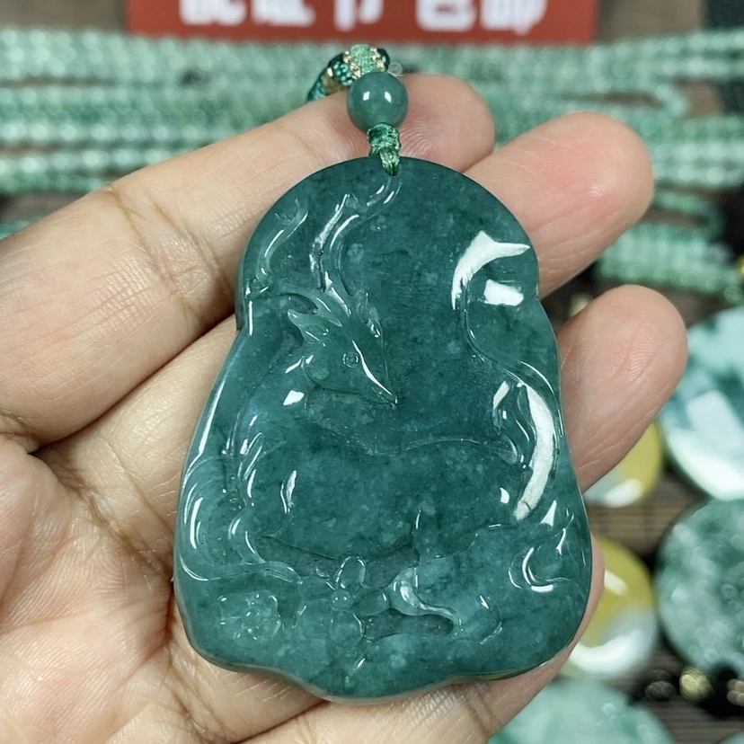 【闪购商品】翡翠颈饰未镶嵌玉吊坠翡翠玉一路有你一路相伴