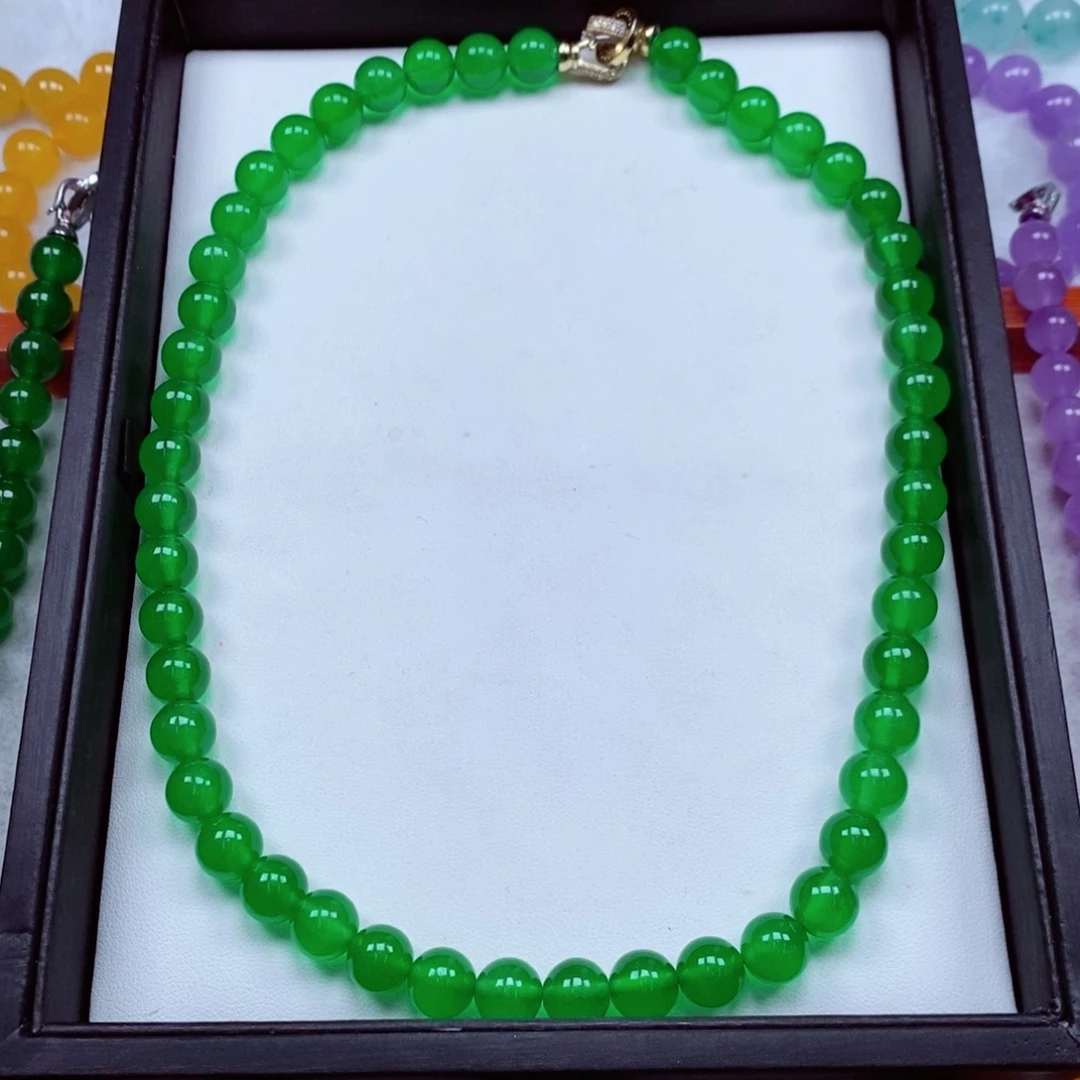 天然缅A散珠手链项链闪购链接