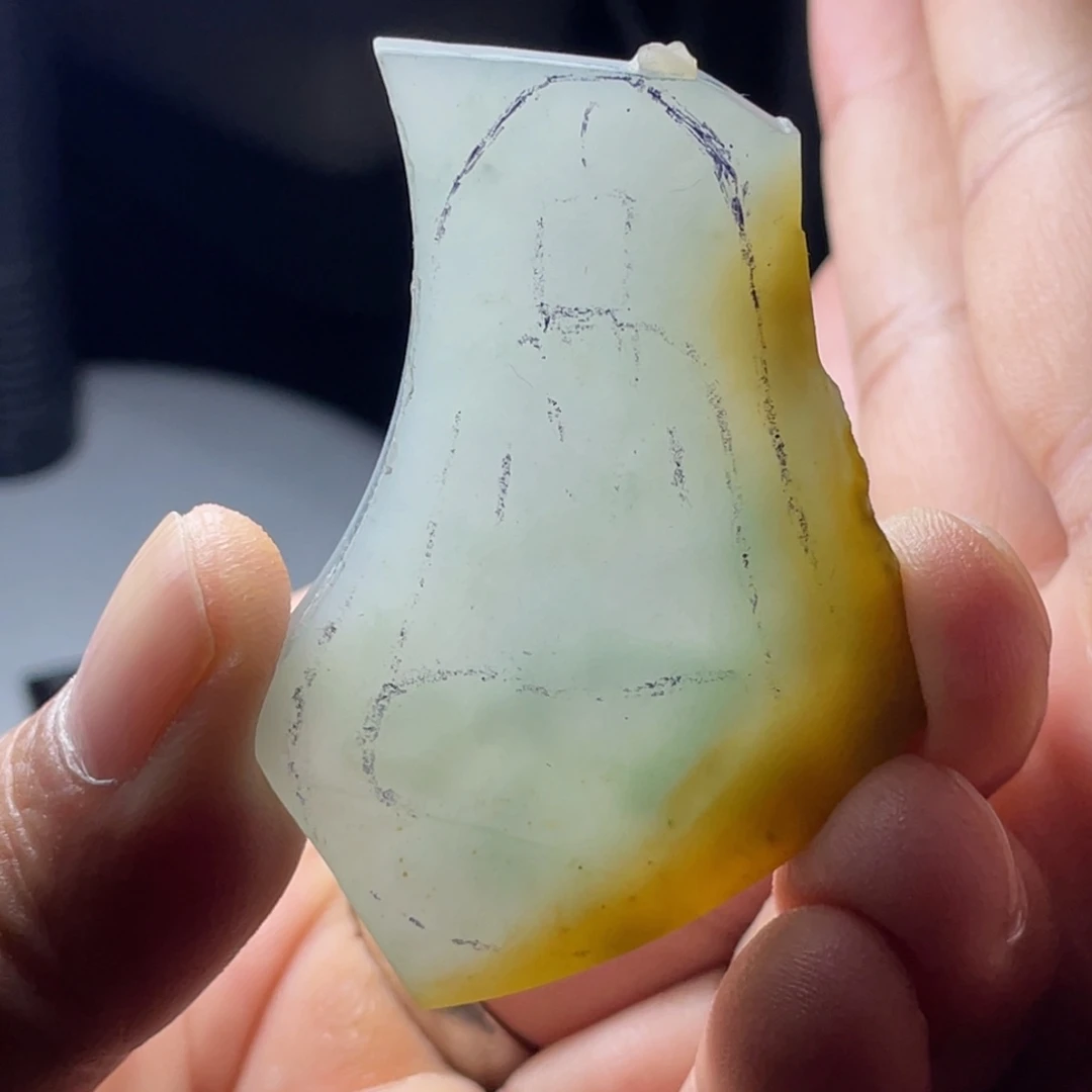 未镶嵌定制翡翠素衣观音