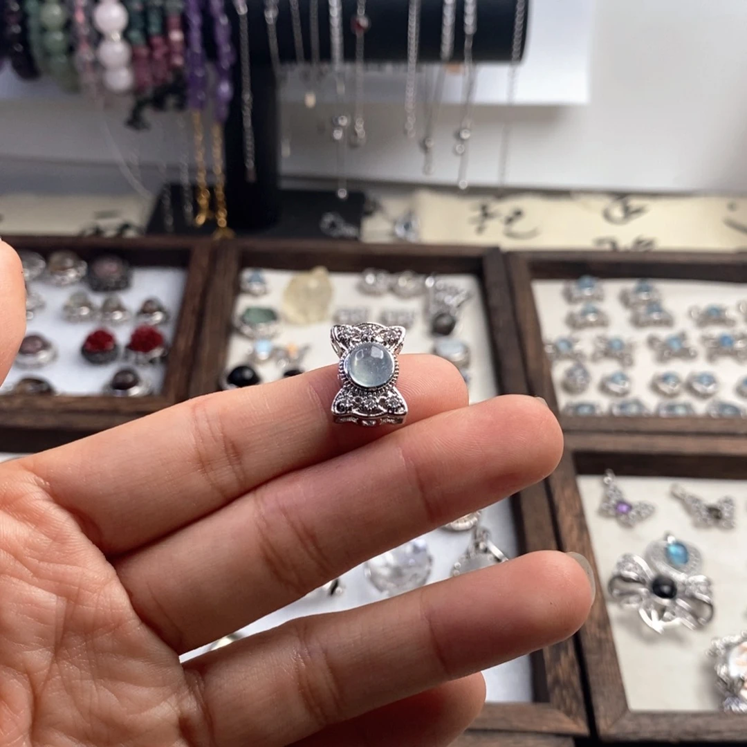 水晶盒子盒子未镶嵌廊*绿