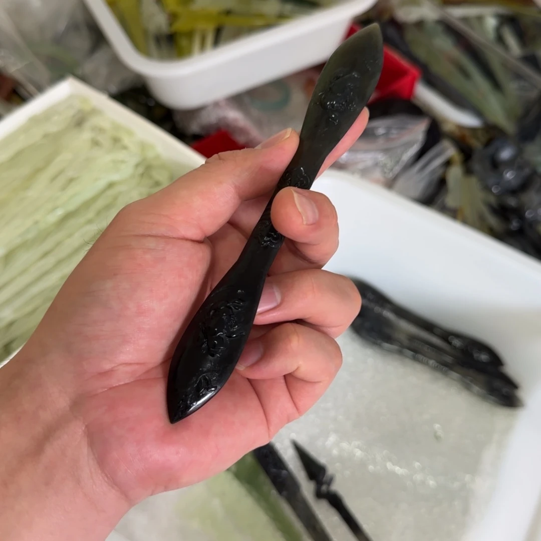 岫玉发簪未镶嵌明君玉簪贼拉好看