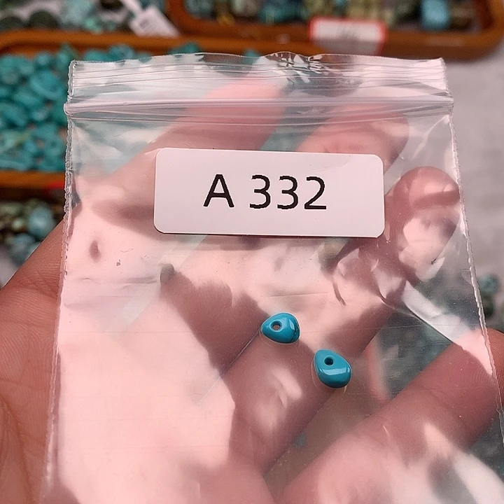 绿松石未镶嵌扣子扣子