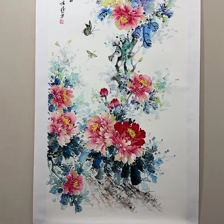 国画精品纯手绘8平尺