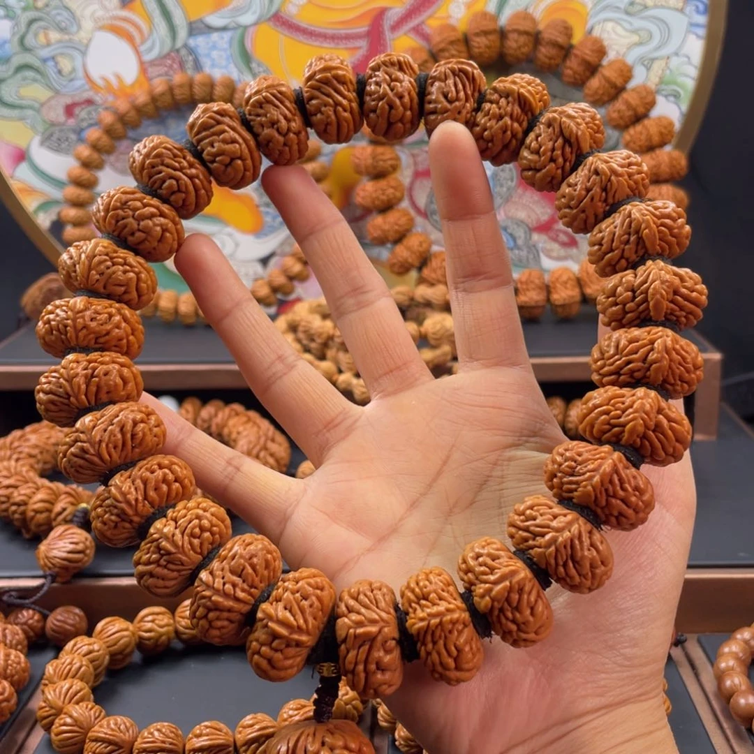 桃核手串25尺寸麒麟