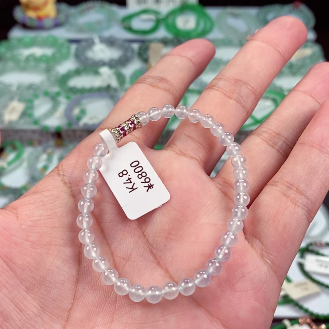 未镶嵌手链翡翠卡4.8