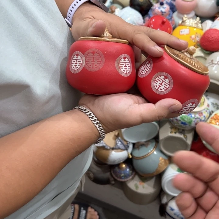 瑕疵福利品陶瓷茶叶罐