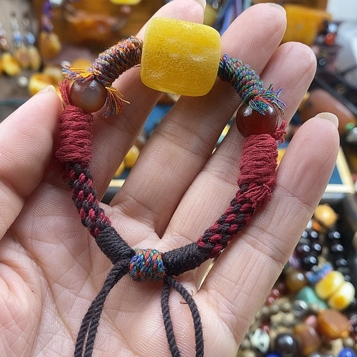 蜜蜡未镶嵌手链手链