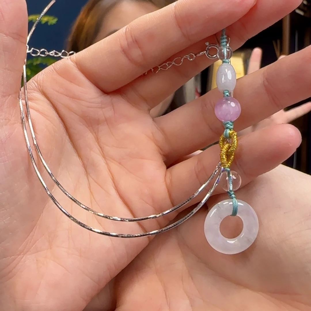 翡翠银S925镶嵌颈饰1111111111