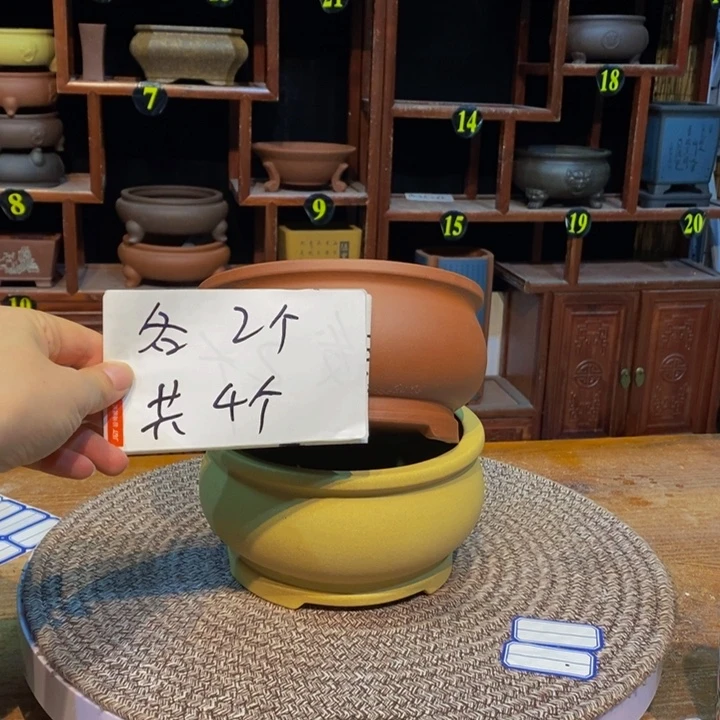 紫砂花盆紫砂花盆