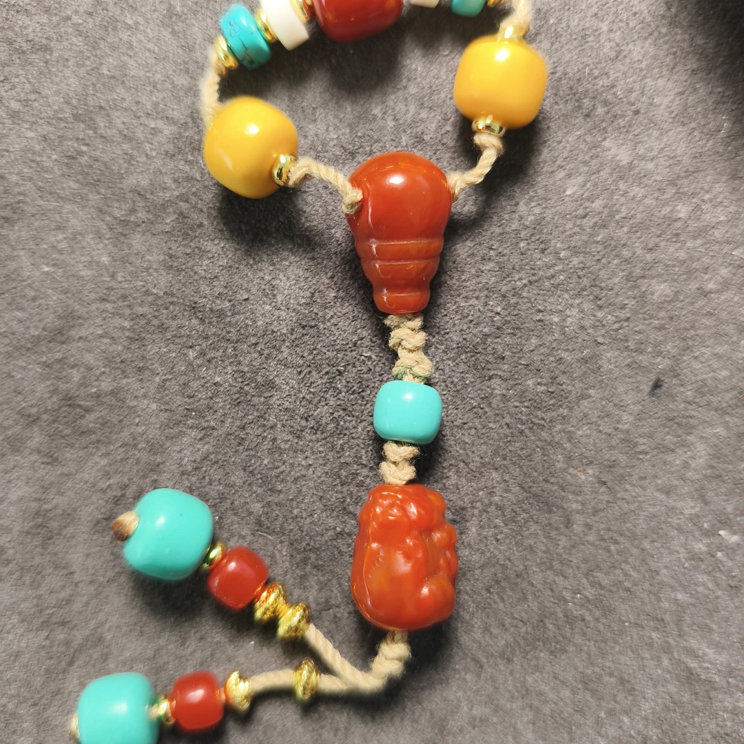 8-10蜜蜡腰珠套（多样性发货）