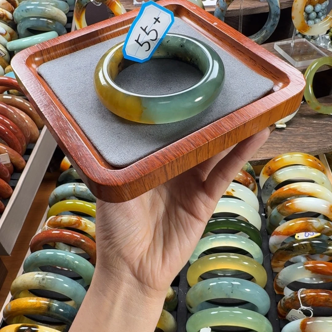 蛇纹石玉合金手镯