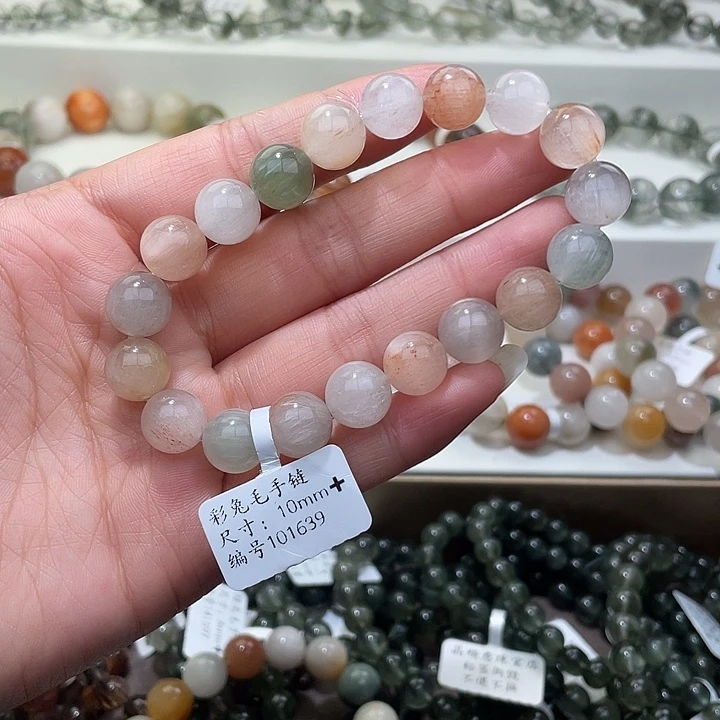 水晶手链未镶嵌好*水晶