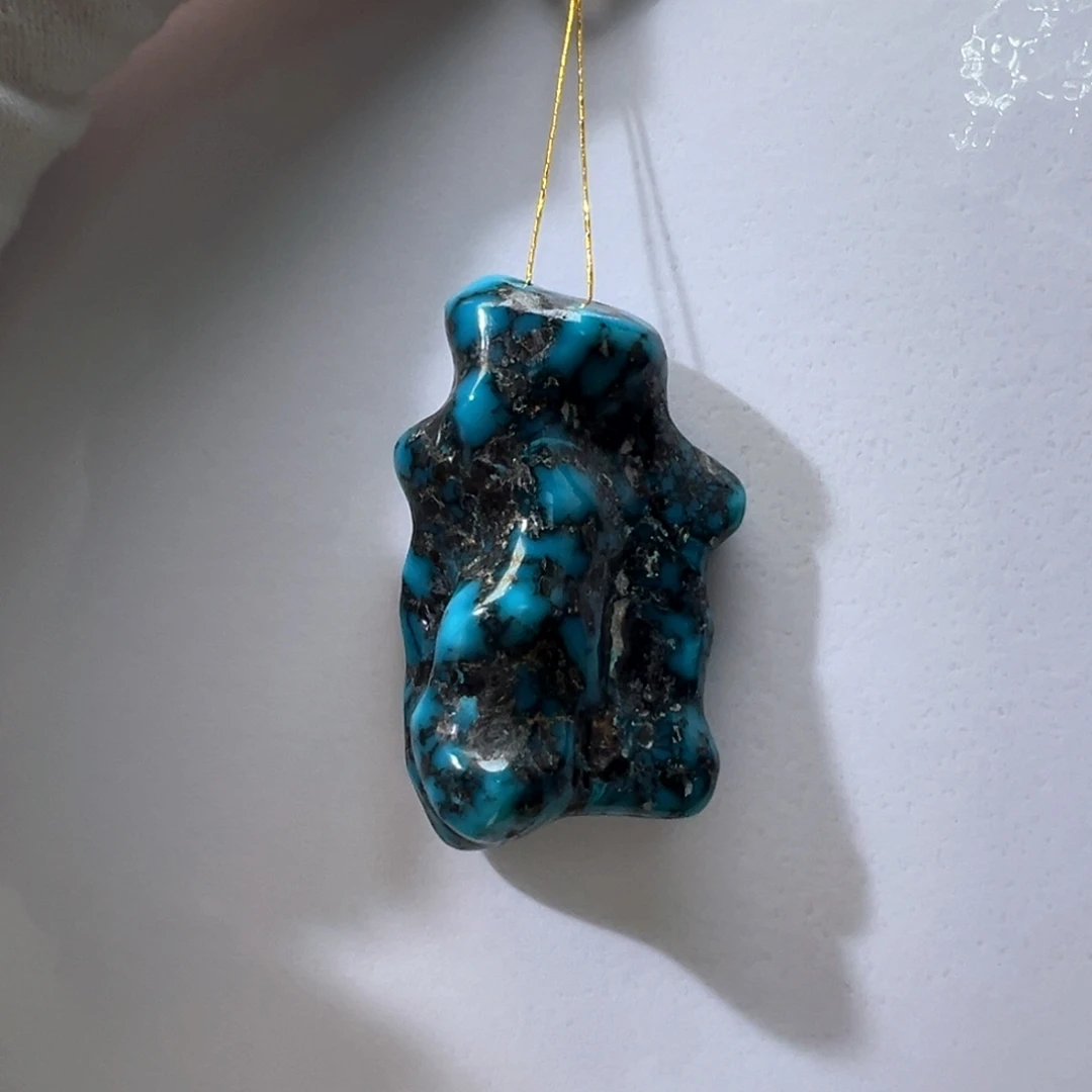 绿松石未镶嵌挂件