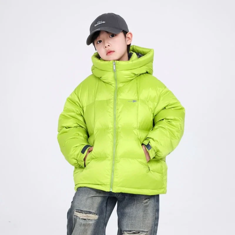 男童冬季酷帅免洗运动面包羽绒服2025新款儿童冬装加厚防寒外套潮