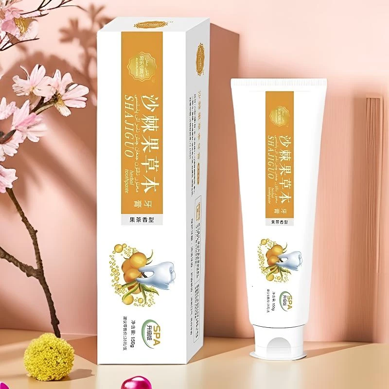 蔓努尔沙棘果草本不含氟牙膏