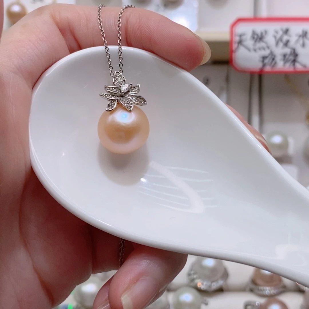 耳饰未镶嵌淡水珍珠12+A