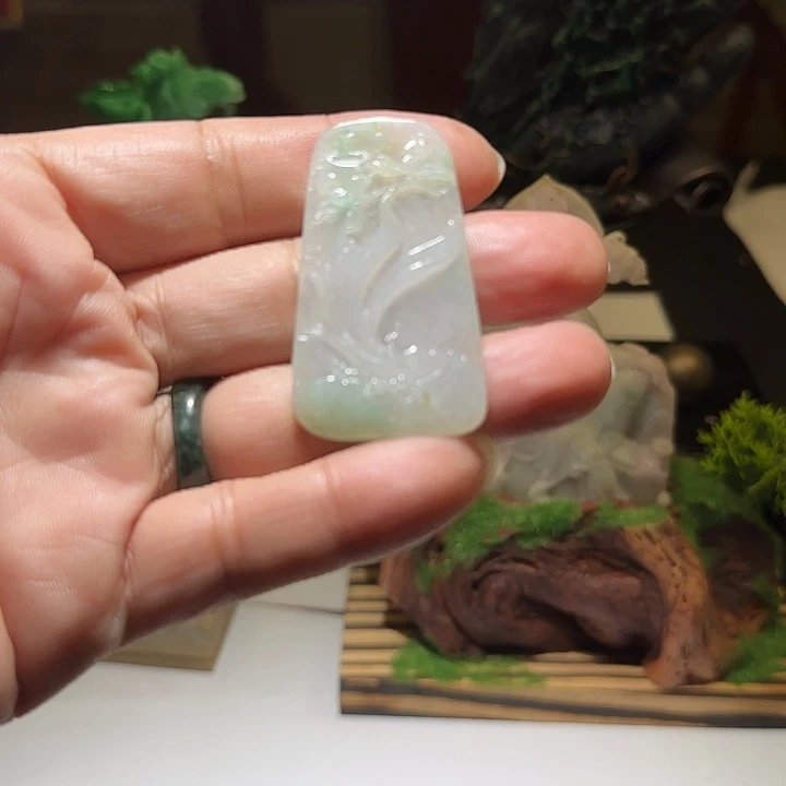 翡翠未镶嵌颈饰89898989898989