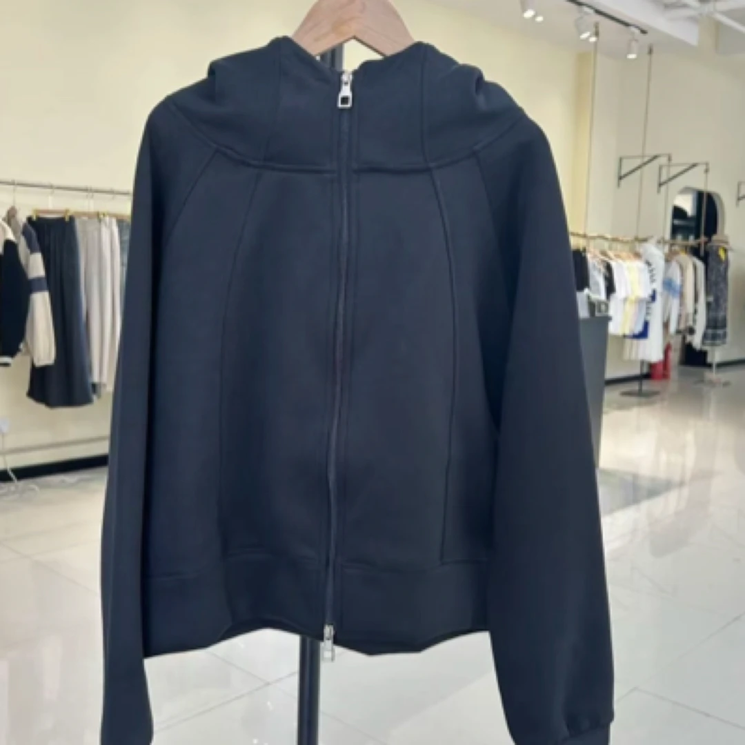 【小休闲】｜2025秋新款百搭连帽外套松紧腰软糯空气感休闲裤套装