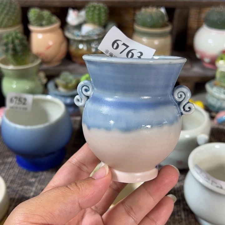 口5高7 手工花盆满30包邮