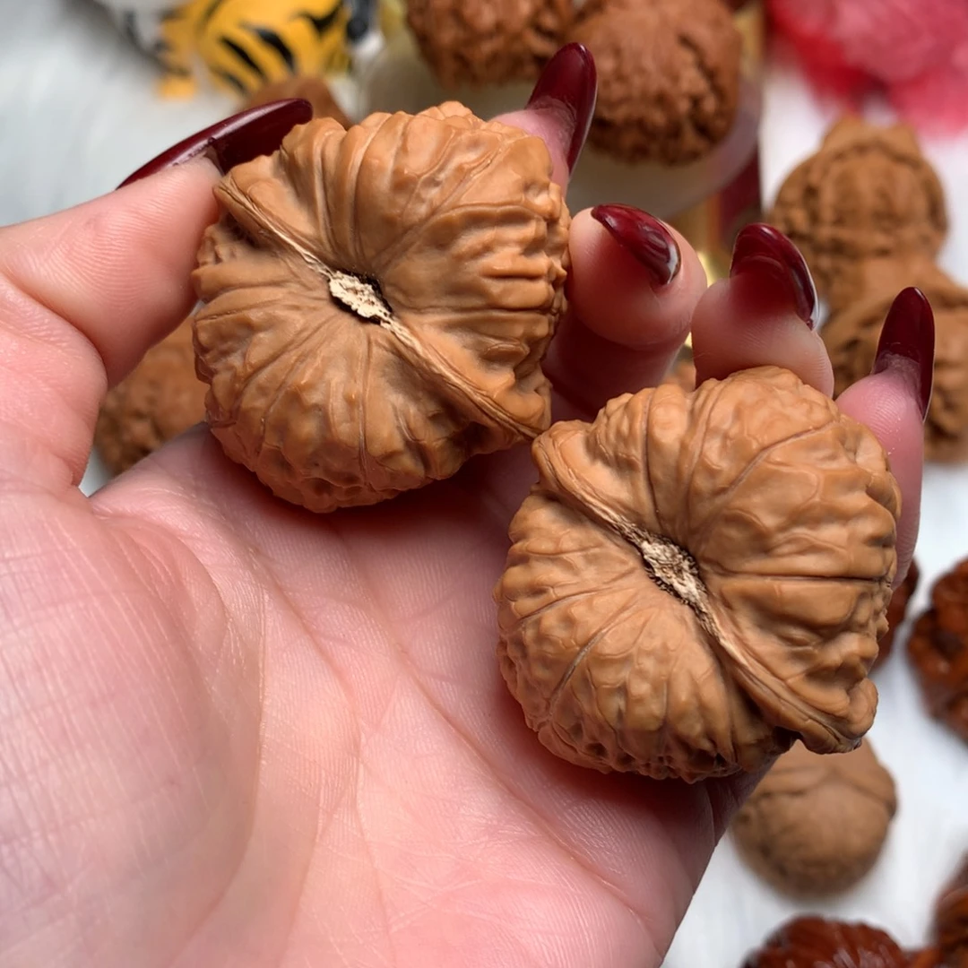 把件文玩核桃42肚43全品南瓜墩