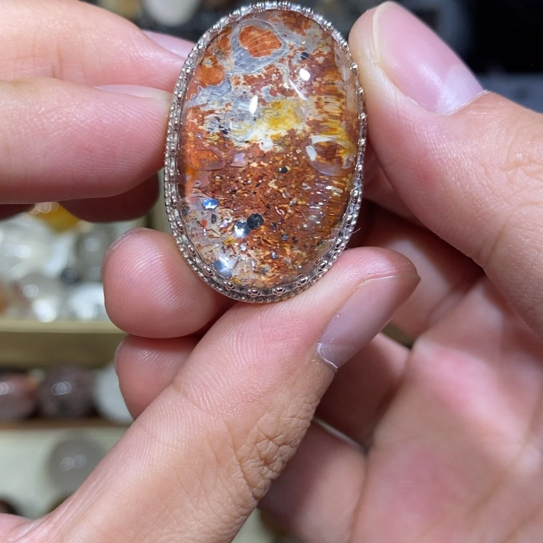 水晶珠宝半成品银S925镶嵌